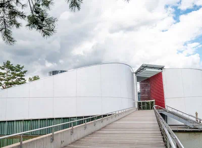 Exterior view of the SEAT Pavilion