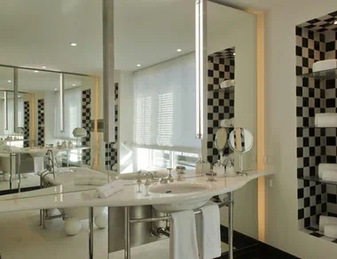 Sink in a bathroom at The Ritz Carlton, Wolfsburg