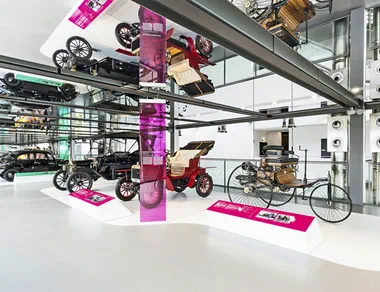 the Benz Patent-Motorwagen, the Laurin & Klement Type A and the Ford T-Model