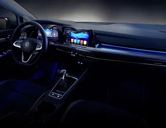 Ein Volkswagen Auto von innnen