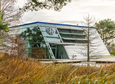 Volkswagen Nutzfahrzeuge Pavillon von außen