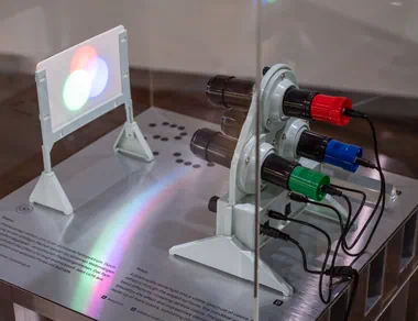 Erzeugung eines Prismas durch Licht